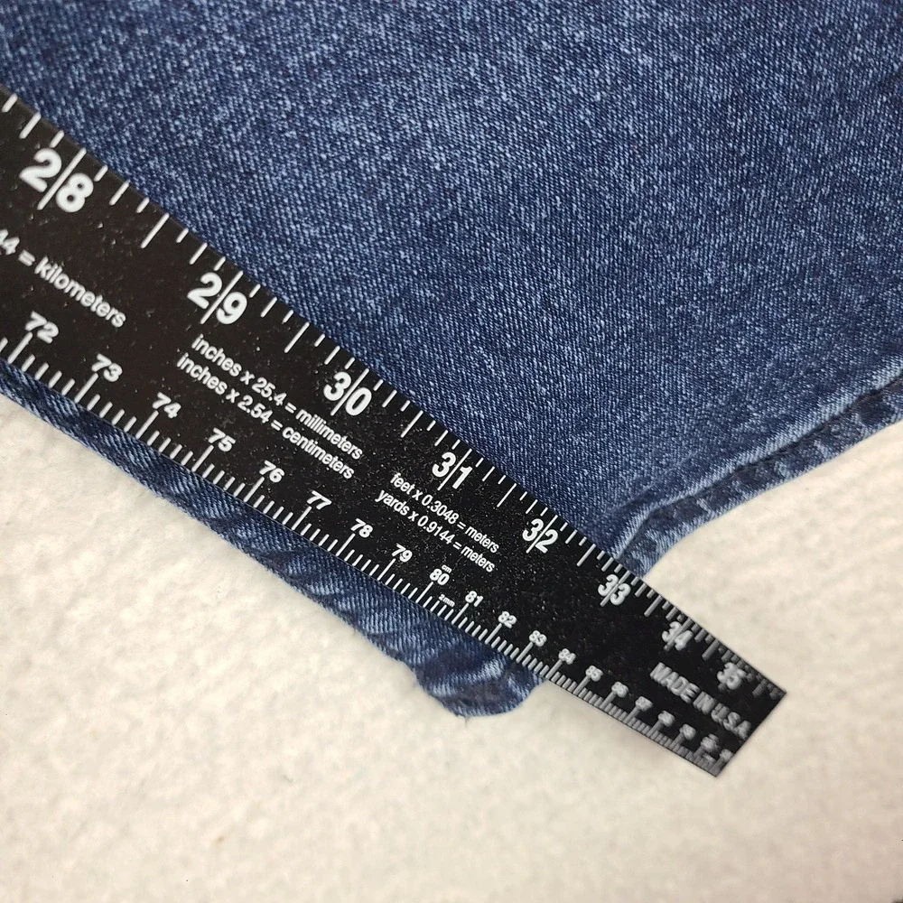 True Religion Jeans Mens 32x33 Blue GENO Relaxed Slim Dark Wash Denim *